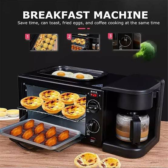 3 In 1 Electronic Breakfast Machine